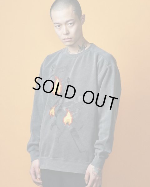 画像4: STUDIO33 / burning angel crew sweat 9.5oz (4)