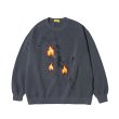 画像1: STUDIO33 / burning angel crew sweat 9.5oz (1)