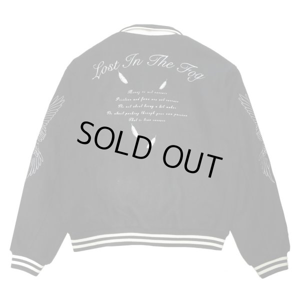 画像2: LAST NEST / feather varsity jacket (2)