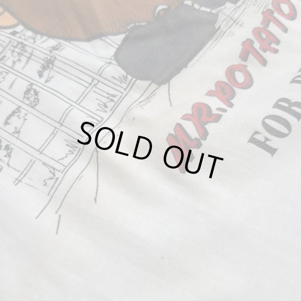 画像4: 【DEAD STOCK】87’s POTATO HEAD / s/s tee  / white (4)