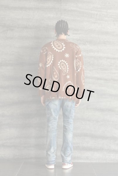 画像4: MLVINCE®︎ / paisley distressed cardigan (4)