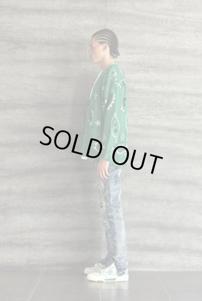 画像4: MLVINCE®︎ / paisley distressed cardigan (4)