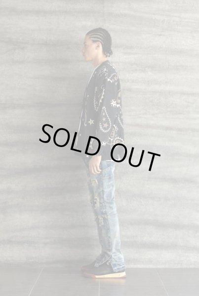 画像4: MLVINCE®︎ / paisley distressed cardigan (4)