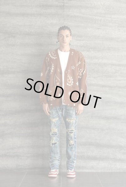 画像3: MLVINCE®︎ / paisley distressed cardigan (3)