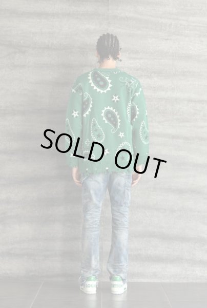 画像5: MLVINCE®︎ / paisley distressed cardigan (5)