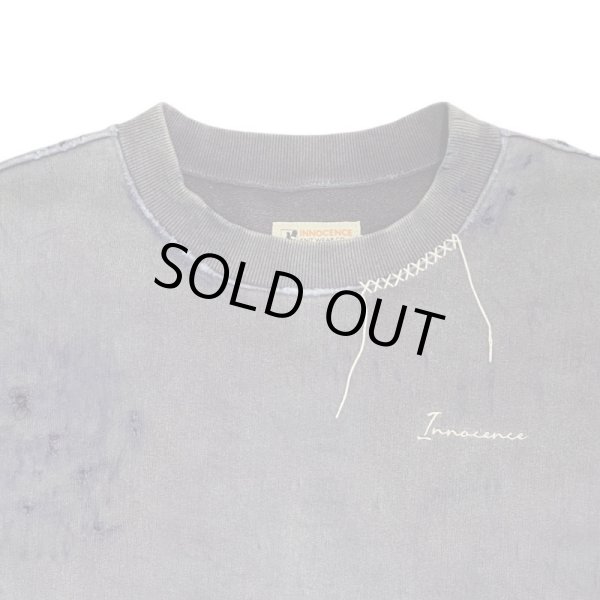 画像3: INNOCENCE / oversized sashiko sweat shirts purple (3)