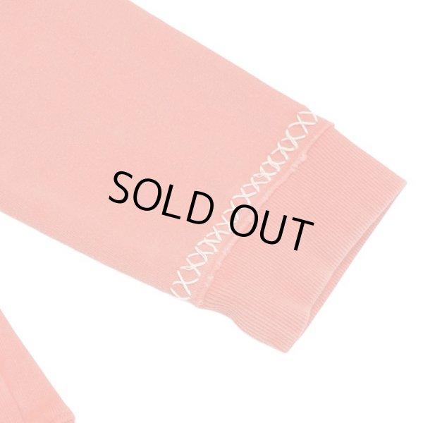 画像4: INNOCENCE / oversized sashiko sweat shirts red (4)