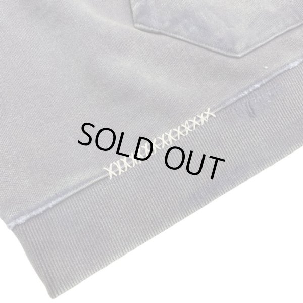 画像4: INNOCENCE / oversized sashiko sweat shirts purple (4)