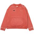 画像1: INNOCENCE / oversized sashiko sweat shirts red (1)