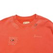 画像3: INNOCENCE / oversized sashiko sweat shirts red (3)