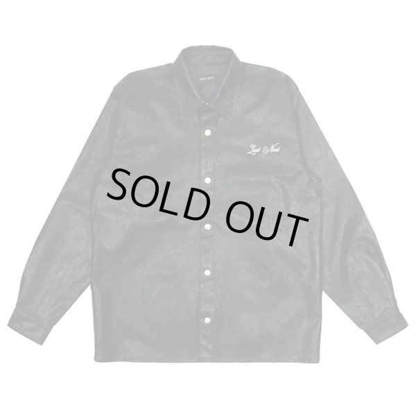 画像1: LAST NEST / leather embroidered shirts (1)