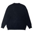 画像2:  LAID BACK / summer knit cardigan black (2)