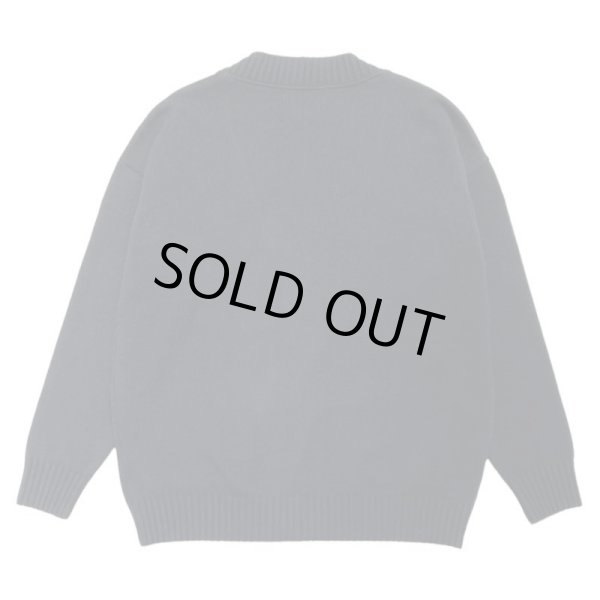 画像2:  LAID BACK / summer knit cardigan black (2)