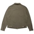 画像2:  LAID BACK / french terry tracker jacket khaki (2)