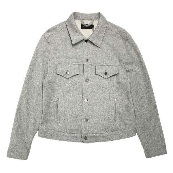 画像1:  LAID BACK / french terry tracker jacket h.gray (1)