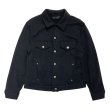 画像1:  LAID BACK / french terry tracker jacket black (1)