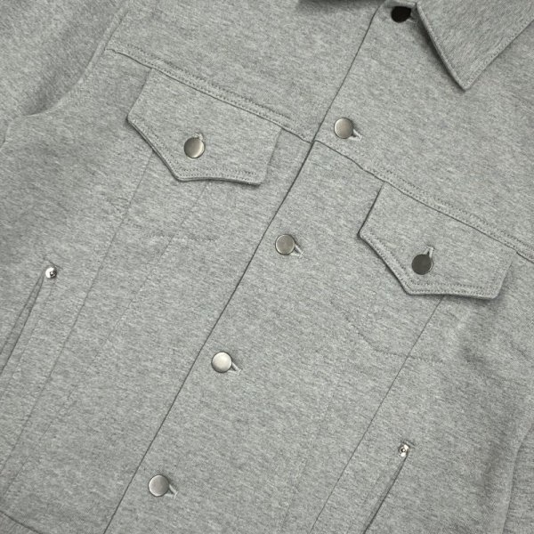 画像3:  LAID BACK / french terry tracker jacket h.gray (3)