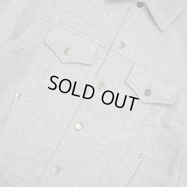 画像3:  LAID BACK / french terry tracker jacket h.gray (3)