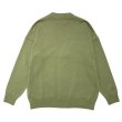 画像2:  LAID BACK / summer knit cardigan grass (2)