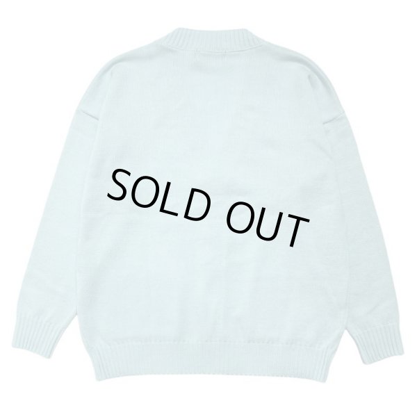 画像2:  LAID BACK / summer knit cardigan i.blue (2)