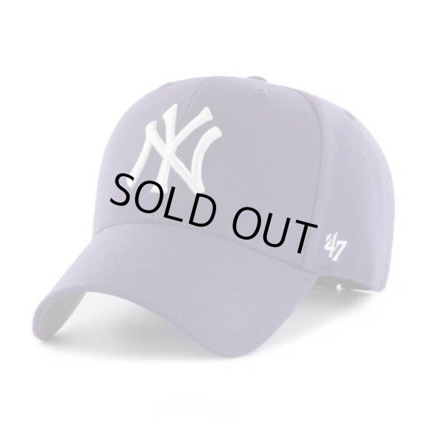 画像1: ’47 / NEW YORK YANKEES '47 MVP CAP purple (1)