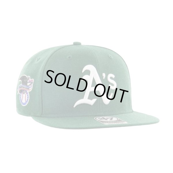 画像2: ’47 / OAKLAND ATHLETICS SURE SHOT '47 CAPTAIN dark green (2)