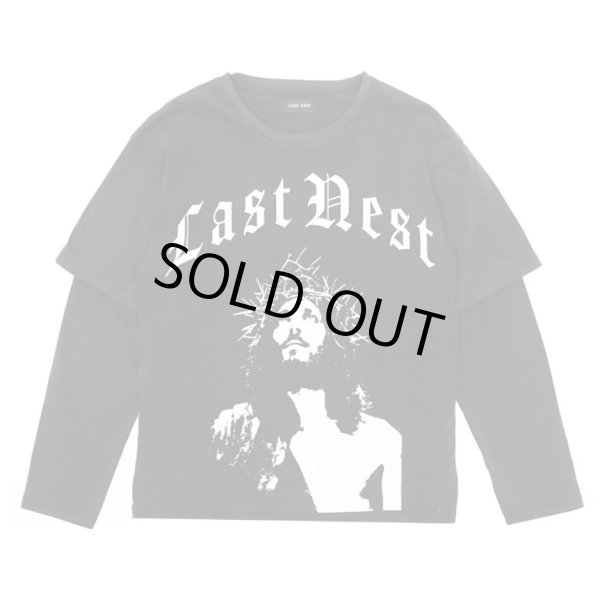 画像1: LAST NEST / jesus layered l/s tee (1)