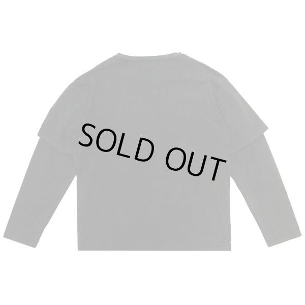 画像2: LAST NEST / dove layered l/s tee (2)