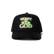 画像1: STUDIO33 / money is yous god 5panel cap othello exclusive neon (1)