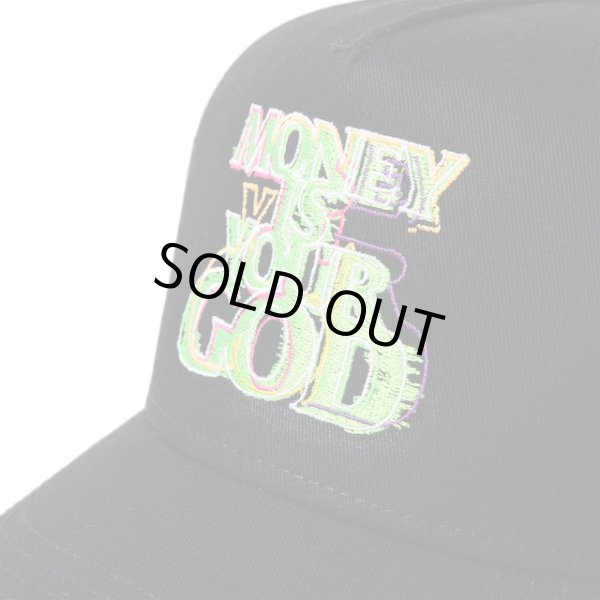 画像2: STUDIO33 / money is yous god 5panel cap othello exclusive neon (2)