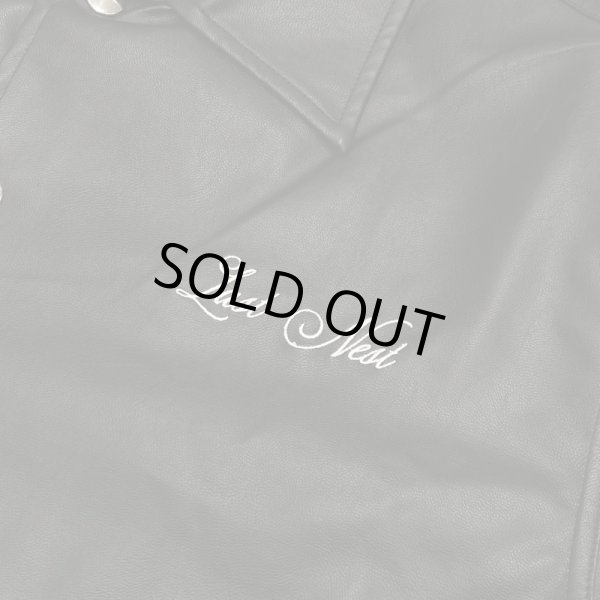 画像3: LAST NEST / embroidery leather shirts (3)