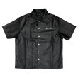 画像1: LAST NEST / embroidery leather shirts (1)