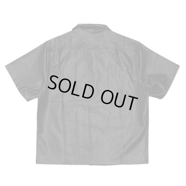 画像2: LAST NEST / embroidery leather shirts (2)