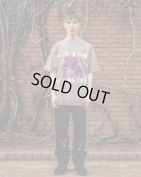 画像4: A GOOD BAD INFLUENCE / horses logo washed tee (4)