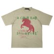 画像1: A GOOD BAD INFLUENCE / horses logo washed tee (1)