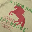 画像3: A GOOD BAD INFLUENCE / horses logo washed tee (3)