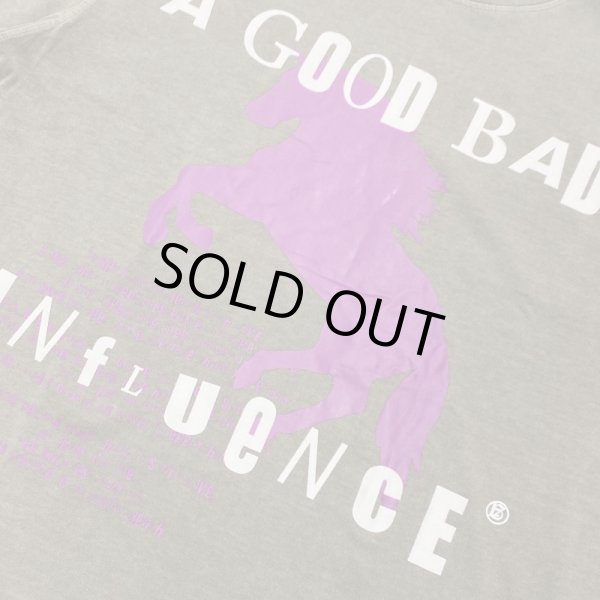 画像3: A GOOD BAD INFLUENCE / horses logo washed tee (3)
