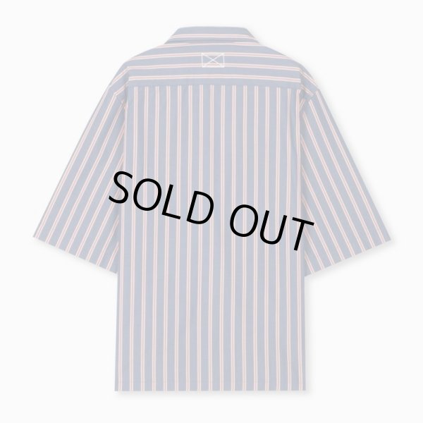 画像2: MLVINCE®︎ / striped s/s shirt blue (2)