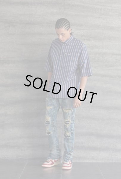 画像5: MLVINCE®︎ / striped s/s shirt blue (5)