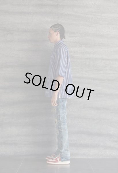 画像4: MLVINCE®︎ / striped s/s shirt blue (4)