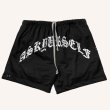 画像1: ASKYURSELF × BLVCKDOPE / goth mesh shorts (1)