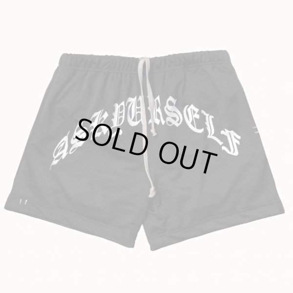 画像1: ASKYURSELF × BLVCKDOPE / goth mesh shorts (1)