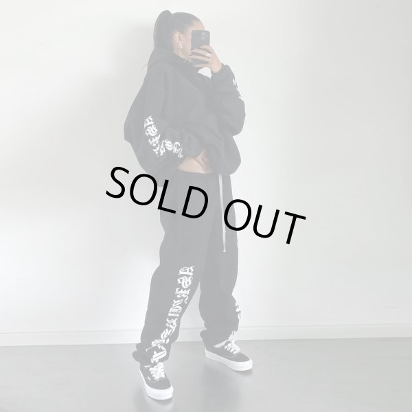 画像3: ASKYURSELF × BLVCKDOPE / goth hoodie (3)