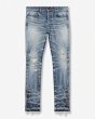 画像1: MLVINCE®︎ / type-1 slim crash jeans (1)