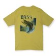 画像1: 【USED】BASS / s/s tee  / yellow (1)