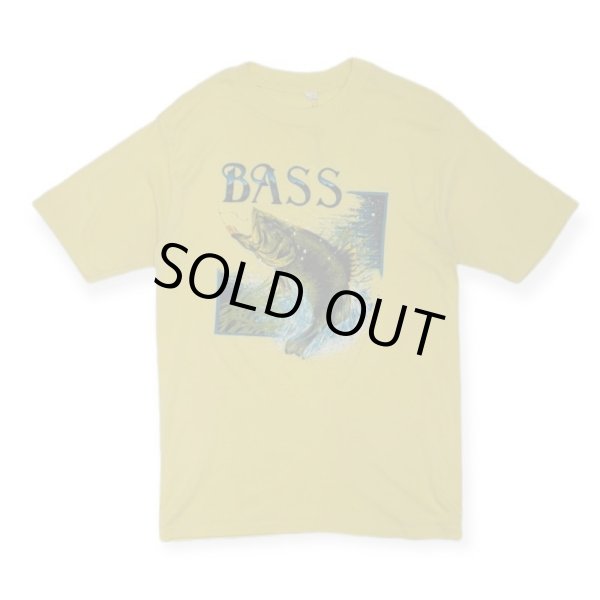 画像1: 【USED】BASS / s/s tee  / yellow (1)