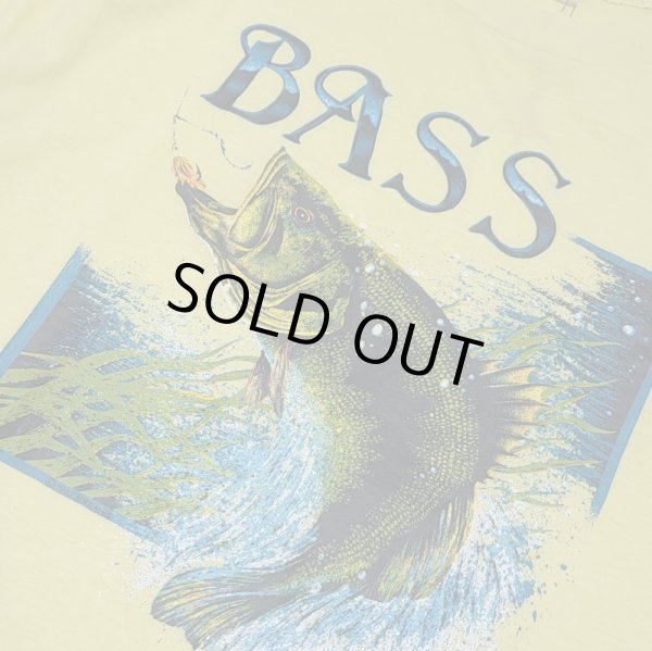 画像2: 【USED】BASS / s/s tee  / yellow (2)