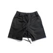 画像1:  LAID BACK / crew shorts II black (1)