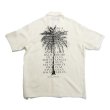 画像2:  LAID BACK / palmtree printed shirts (2)