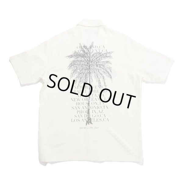画像2:  LAID BACK / palmtree printed shirts (2)